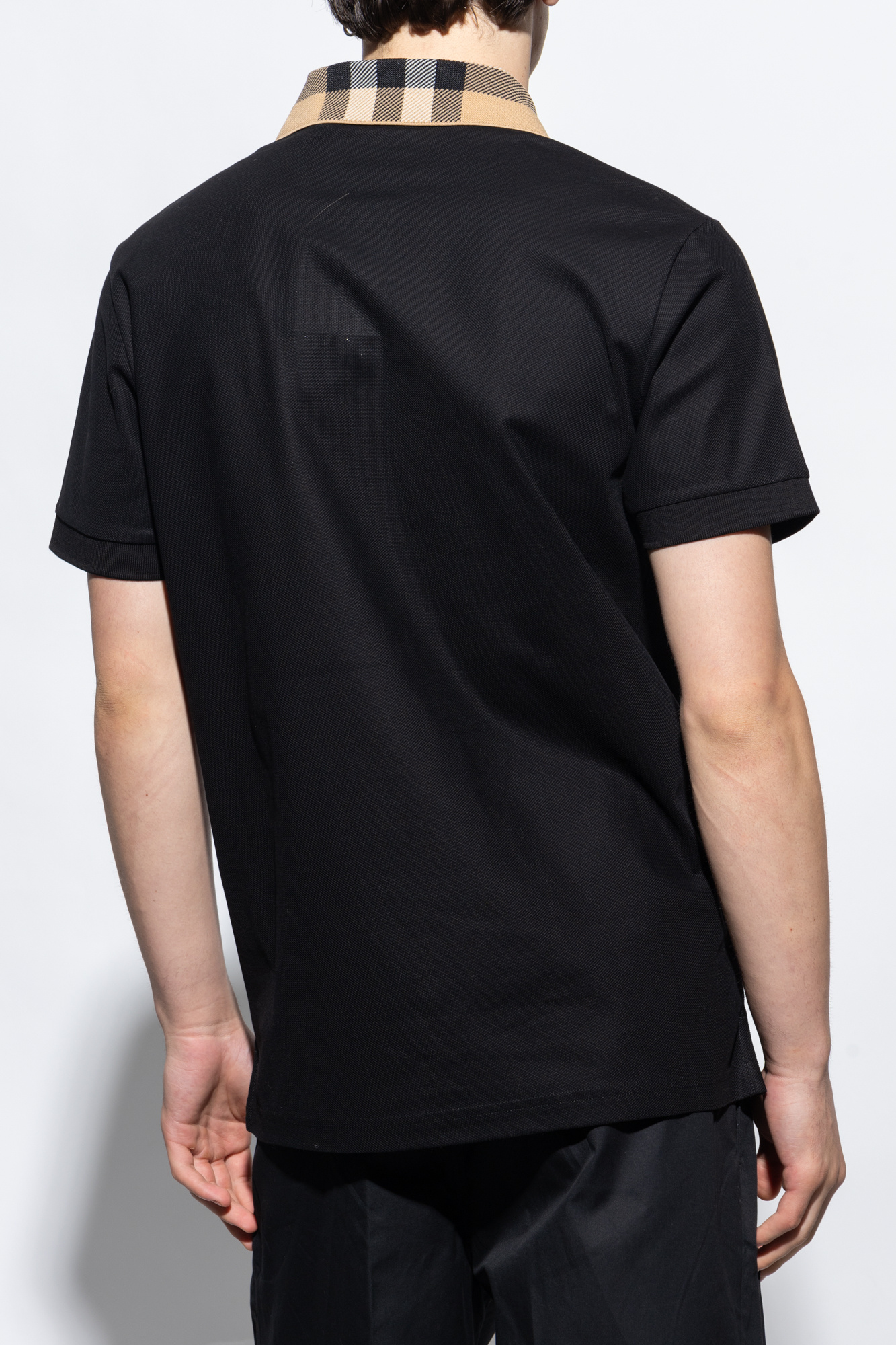 Tシャツ・カットソー BURBERRY Cody Ls Burberry Logo Cotton T-Shirt | Saks Fifth Avenue